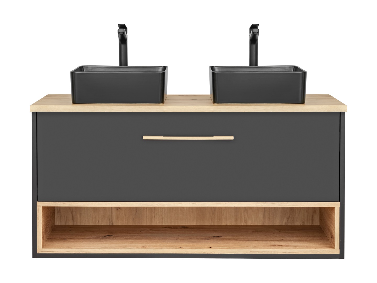 commad - Borneo 854 šedá Cosmos kúpeľňová skrinka